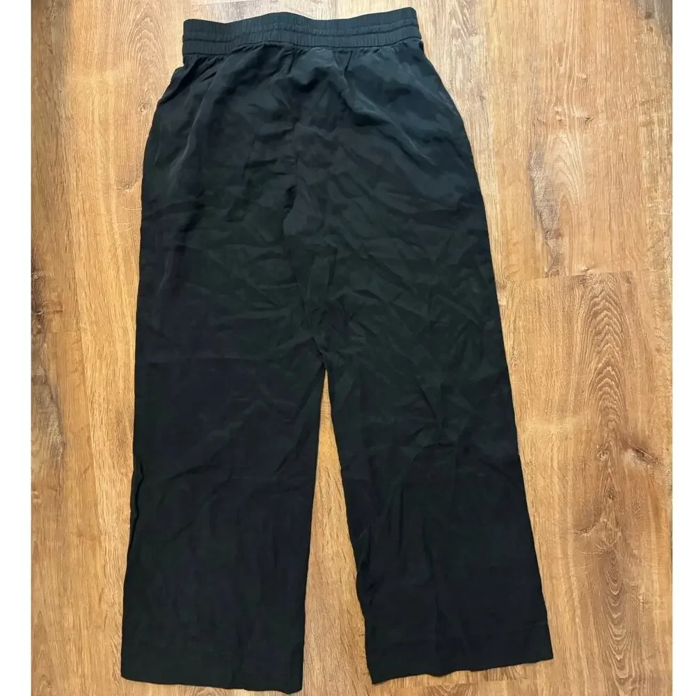NWOT Everlane The Wide-Leg Pant in Butterlite Black Size Small - Picture 9 of 9